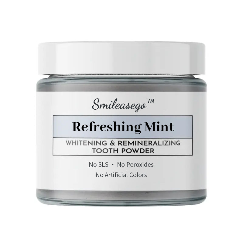 Smileasego⢠Whitening Remineralizing Tooth Powderš Fluoride Freeš„Teeth Polish & Stain Remover