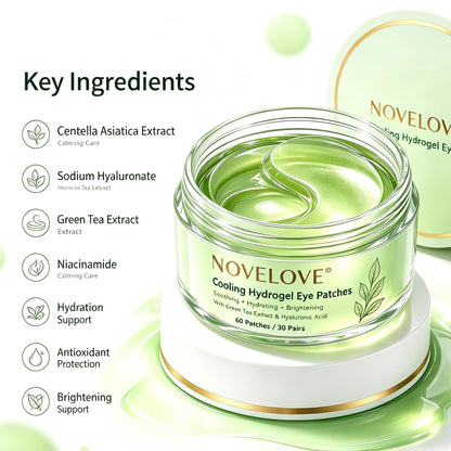 NOVELOVE® Patchs rafraîchissants pour les yeux à base d'hydrogel