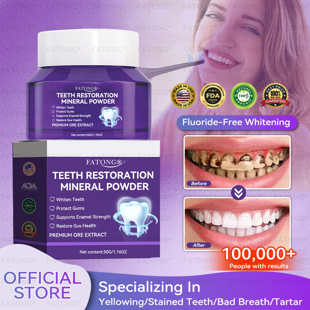 【𝑂𝐹𝐹𝐼𝐶𝐼𝐴𝐿 𝑆𝑇𝑂𝑅𝐸】❤ 𝐹𝐴𝑇𝑂𝑁𝐺® 𝑇𝑒𝑒𝑡ℎ 𝑅𝑒𝑠𝑡𝑜𝑟𝑎𝑡𝑖𝑜𝑛 𝑀𝑖𝑛𝑒𝑟𝑎𝑙 𝑃𝑜𝑤𝑑𝑒𝑟 𝑊/𝐻𝑦𝑑𝑟𝑜𝑥𝑦𝑎𝑝𝑎𝑡𝑖𝑡𝑒 & 𝑃𝑟𝑜𝑏𝑖𝑜𝑡𝑖𝑐𝑠 + 𝐻𝑦𝑎𝑙𝑢𝑟𝑜𝑛𝑖𝑐 𝐴𝑐𝑖𝑑 - 100% 𝐹𝑙𝑢𝑜𝑟𝑖𝑑𝑒 𝐹𝑟𝑒𝑒 𝑅𝑒𝑀𝑖𝑛𝑒𝑟𝑎𝑙𝑖𝑧𝑖𝑛𝑔, 𝐸𝑐𝑜 & 𝑇𝑟𝑎𝑣𝑒𝑙 𝐹𝑟𝑖𝑒𝑛𝑑𝑙𝑦 (💥💥𝐴𝑠 𝐿𝑜𝑤 𝐴𝑠 $6 𝐴 𝐵𝑜𝑥)