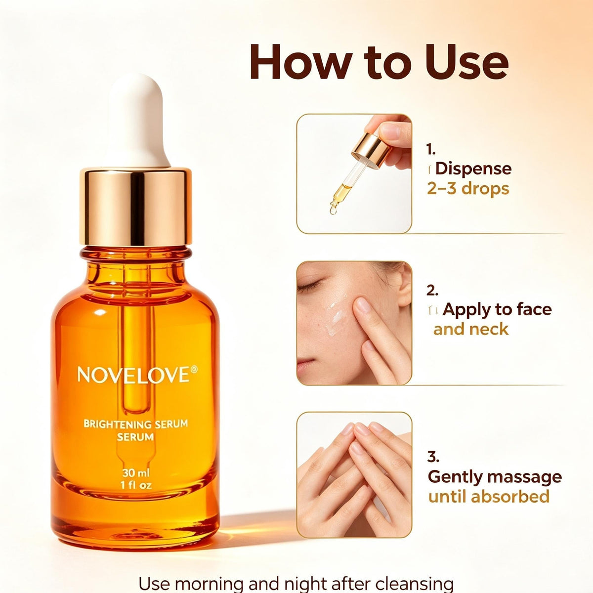 NOVELOVE®  Sérum éclaircissant