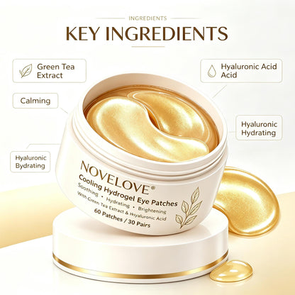 NOVELOVE® Patchs rafraîchissants pour les yeux à base d'hydrogel