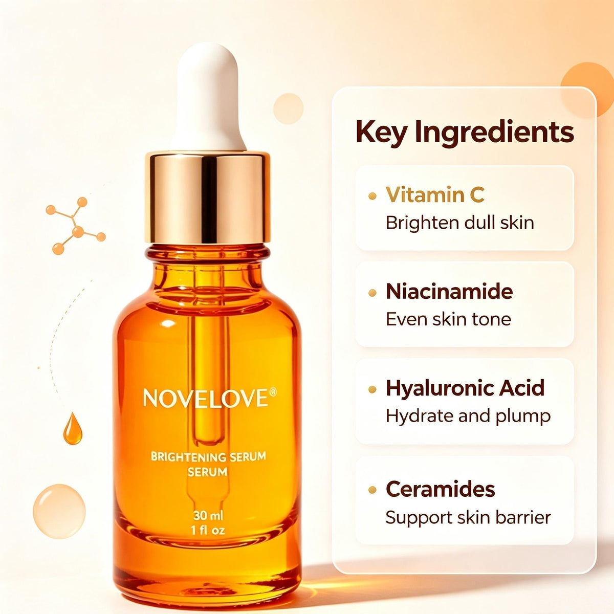 NOVELOVE®  Sérum éclaircissant