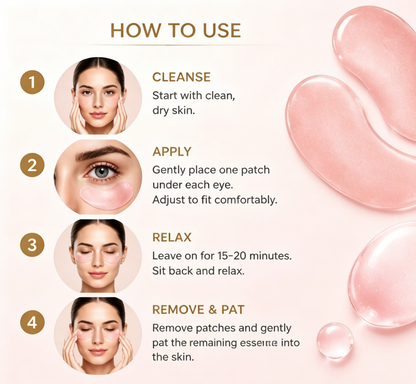 NOVELOVE®Patchs oculaires en hydrogel biodégradables