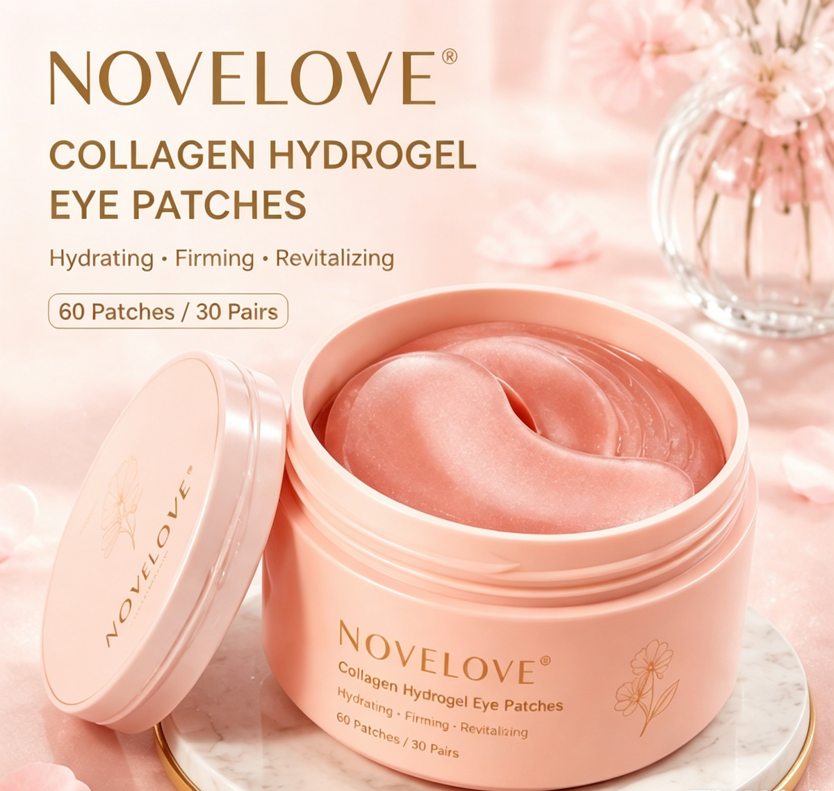 NOVELOVE®Patchs oculaires en hydrogel biodégradables