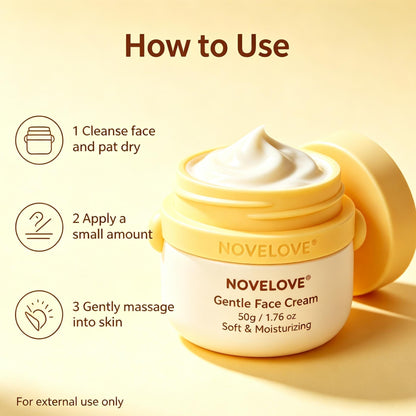 NOVELOVE® Crème douce pour le visage