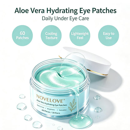 NOVELOVE® Patchs hydratants pour les yeux à l'aloe vera