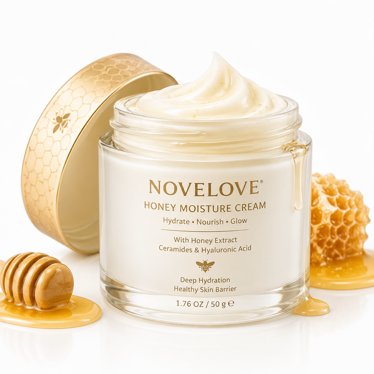 NOVELOVE® Crème hydratante au miel