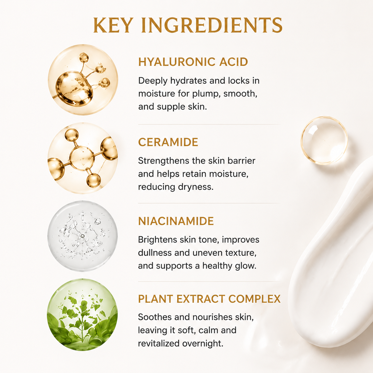 NOVELOVE® Crème hydratante réparatrice avancée