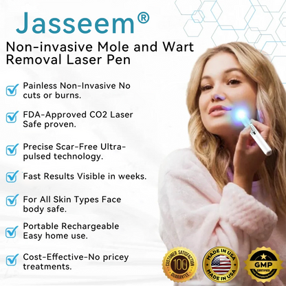 𝐉𝐚𝐬𝐬𝐞𝐞𝐦® Medical-Grade Laser Pen 🎉 (Powered by CO₂ laser technology – effectively removes moles, warts, skin tags, pigmentation spots, and other skin imperfections)