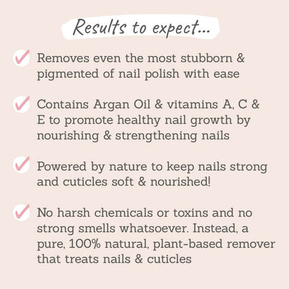 3-in-1 Nail Colour Remover with Pure Argan Oil