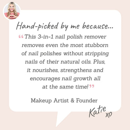 3-in-1 Nail Colour Remover with Pure Argan Oil