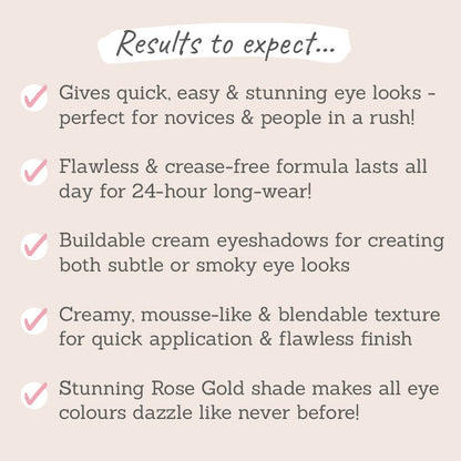 Eye Jewels 24HR Cream Eyeshadow in Rose Gold