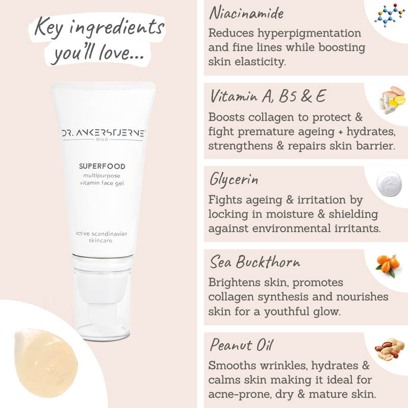 Superfood Multipurpose Vitamin Face Gel