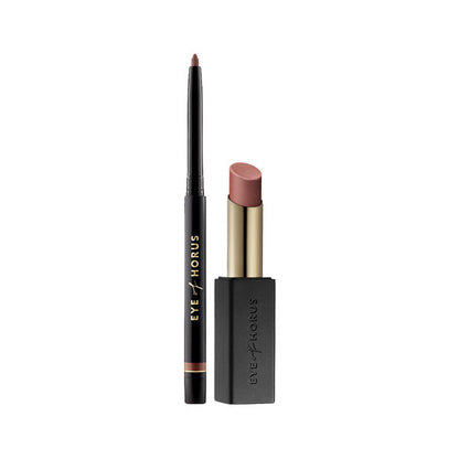Deep Nude Lip Liner & Matte Rose Lipstick Duo
