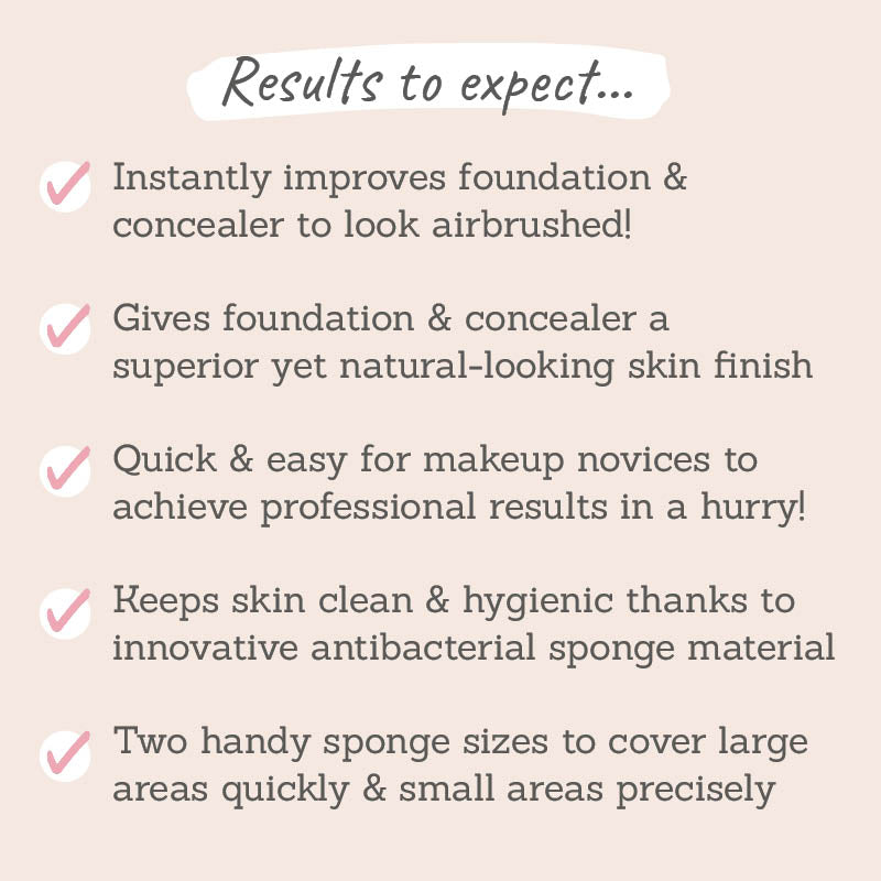 Pure Luxury Makeup Sponge Duo