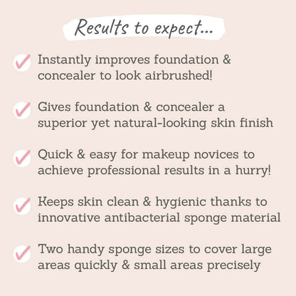 Pure Luxury Makeup Sponge Duo
