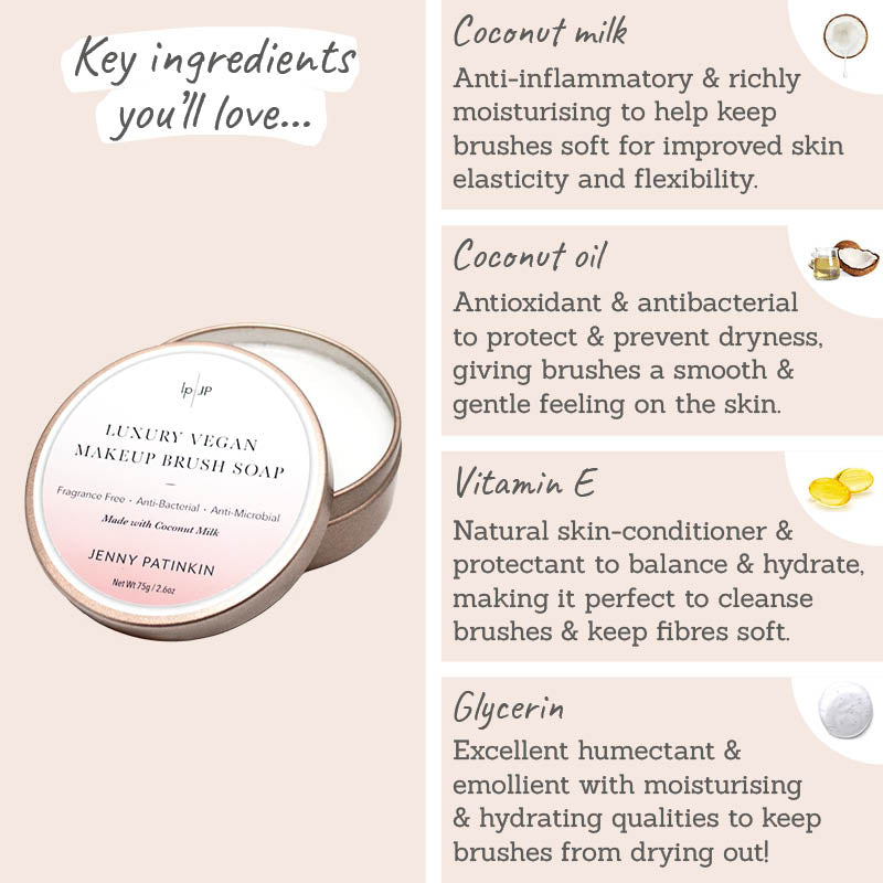 Vegan Makeup Brush Soap