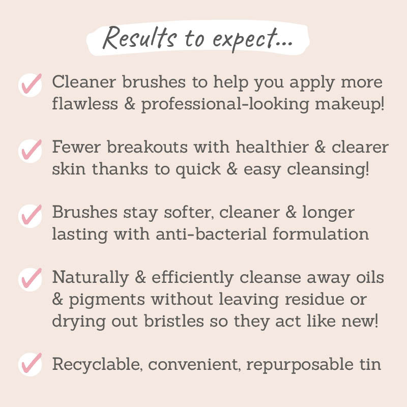 Vegan Makeup Brush Soap