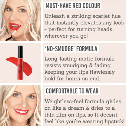 Timeless Kissproof Lipstick in 'Bold Red'