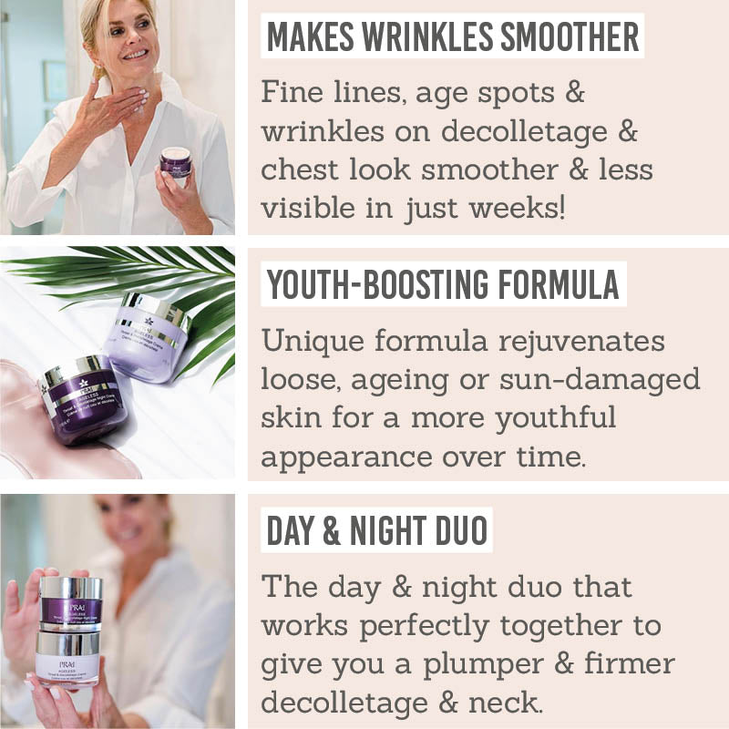 Ageless Throat & Decolletage Day & Night Creme Duo