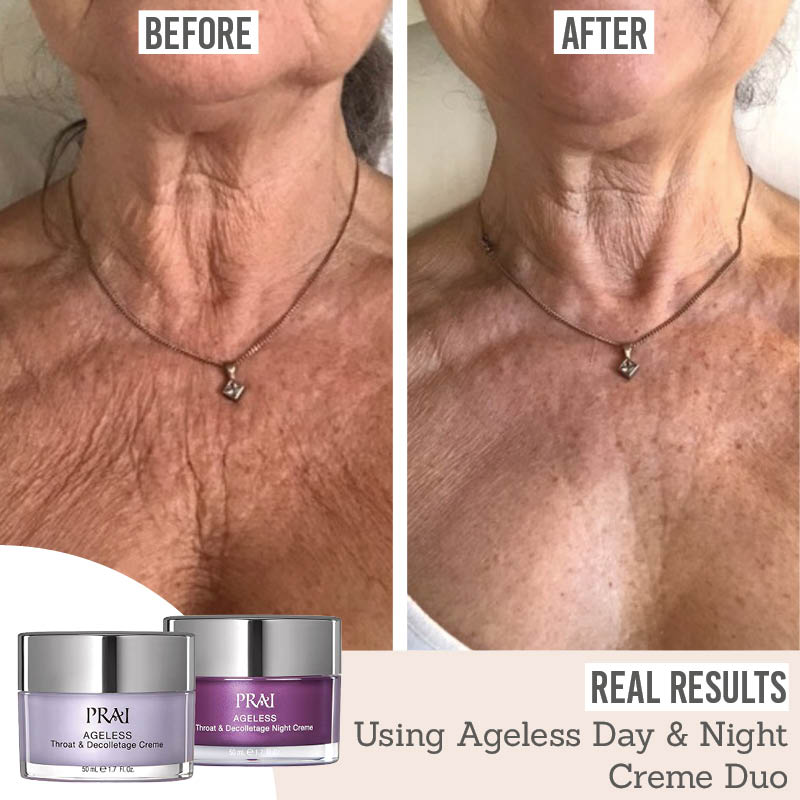 Ageless Throat & Decolletage Day & Night Creme Duo