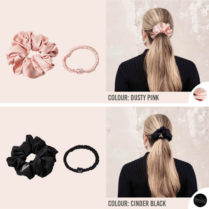 The Ultimate Duo Silk Scrunchies
