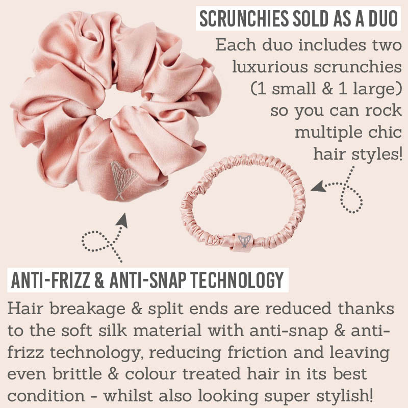 The Ultimate Duo Silk Scrunchies