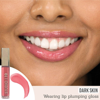 Plumping Lip Gloss in Rose